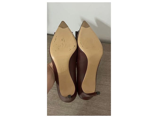 Salvatore Ferragamo Leder-Pumps Barolo - Ansicht 7