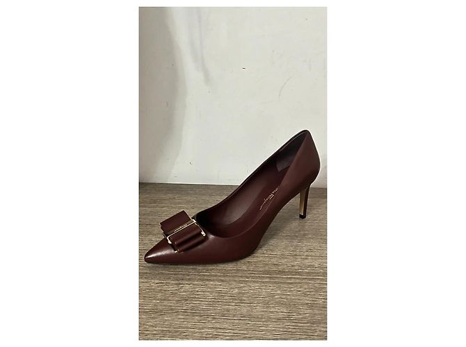Salvatore Ferragamo Leder-Pumps Barolo - Ansicht 8