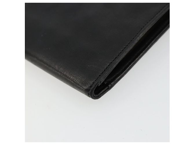 CHANEL Long Wallet Lammfell Schwarz CC Auth BA12654A - Ansicht 15
