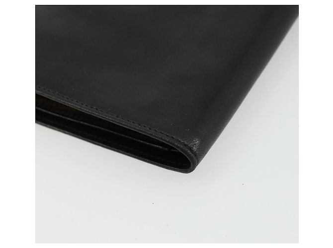 CHANEL Long Wallet Lammfell Schwarz CC Auth BA12654A - Ansicht 16