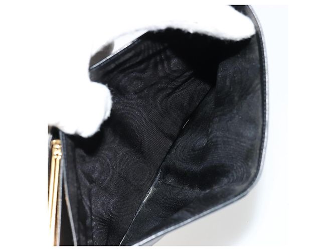CHANEL Long Wallet Lammfell Schwarz CC Auth BA12654A - Ansicht 22