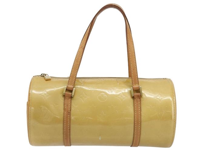 LOUIS VUITTON Monogram Vernis Bedford Hand Bag Beige M91006 LV Auth 165273 - vista 13