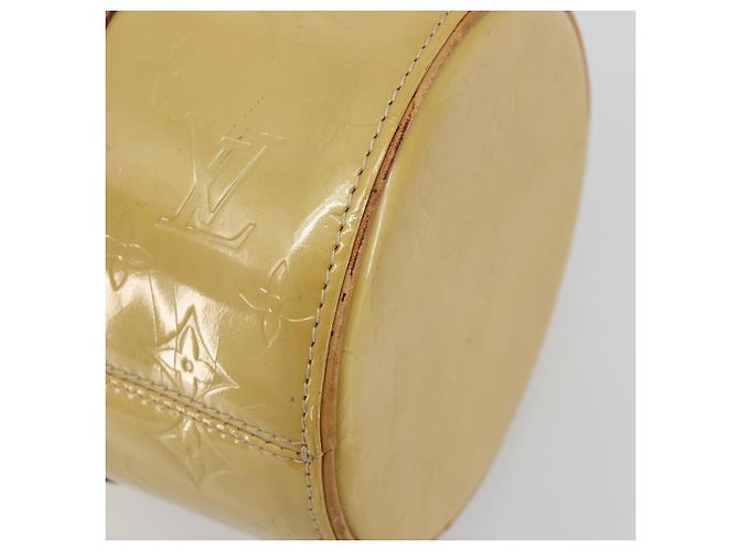LOUIS VUITTON Monogram Vernis Bedford Hand Bag Beige M91006 LV Auth 165273 - vista 15