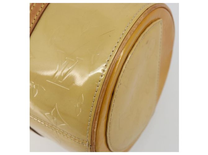LOUIS VUITTON Monogram Vernis Bedford Hand Bag Beige M91006 LV Auth 165273 - vista 17