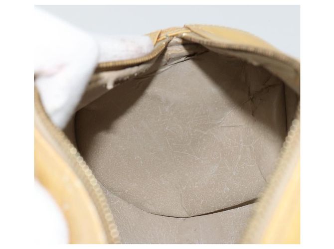LOUIS VUITTON Monogram Vernis Bedford Hand Bag Beige M91006 LV Auth 165273 - vista 22