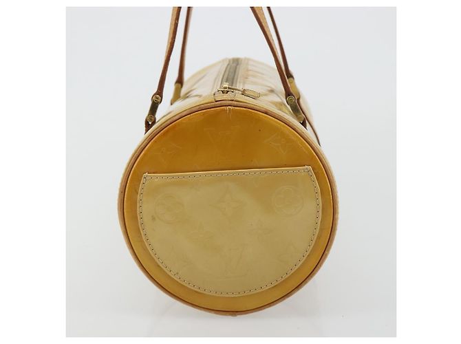 LOUIS VUITTON Monogram Vernis Bedford Hand Bag Beige M91006 LV Auth 165273 - vista 3