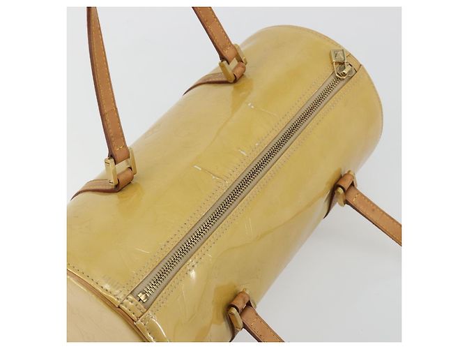 LOUIS VUITTON Monogram Vernis Bedford Hand Bag Beige M91006 LV Auth 165273 - vista 6