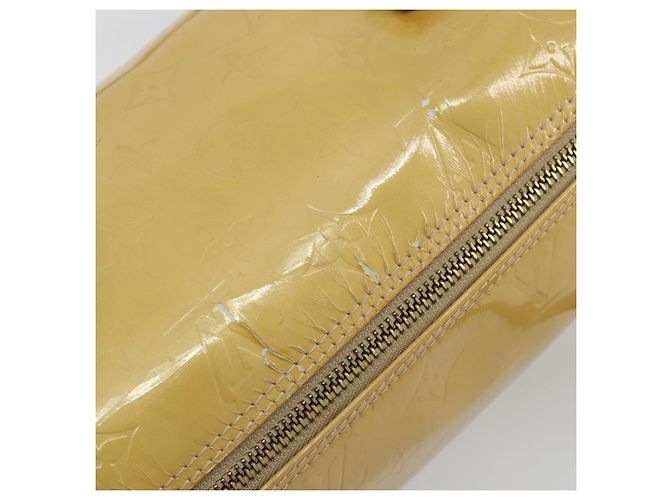 LOUIS VUITTON Monogram Vernis Bedford Hand Bag Beige M91006 LV Auth 165273 - vista 8