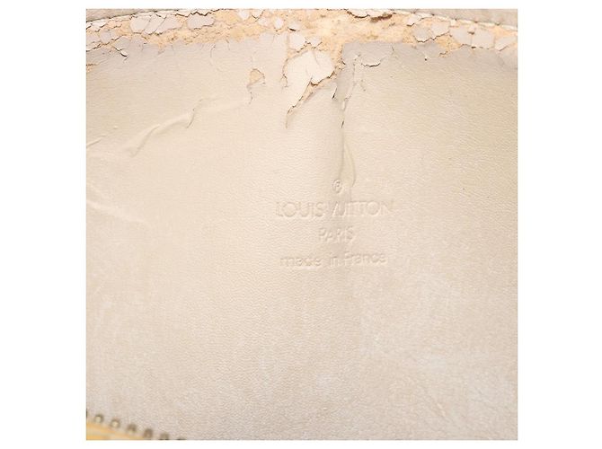 LOUIS VUITTON Monogram Vernis Bedford Hand Bag Beige M91006 LV Auth 165273 - vista 9