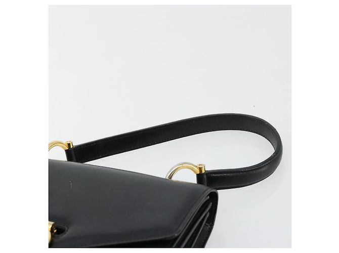 Céline Borsa CELINE in Pelle Oro Nero Autentica 181200 D'oro - vista 8