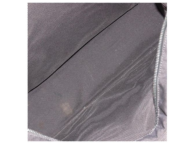 Hermès HERMES Her Line Tote Bag Canvas Grau Silber Auth BA12917 Braun - Ansicht 10