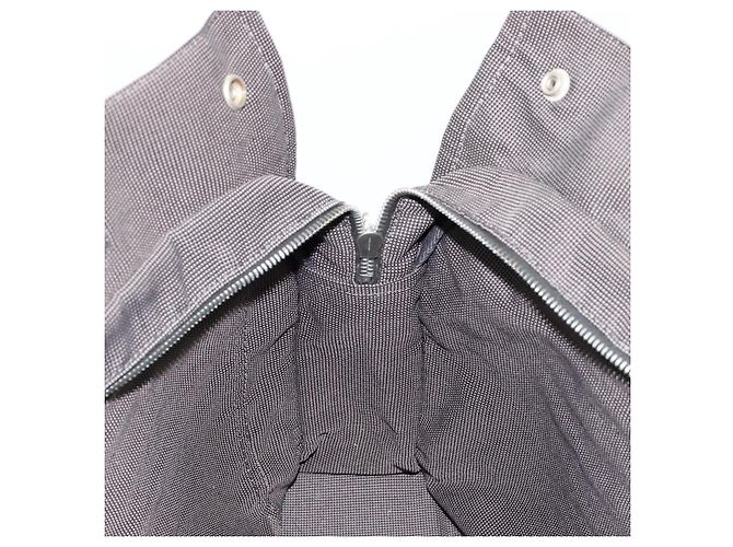 Hermès HERMES Her Line Tote Bag Canvas Grau Silber Auth BA12917 Braun - Ansicht 19