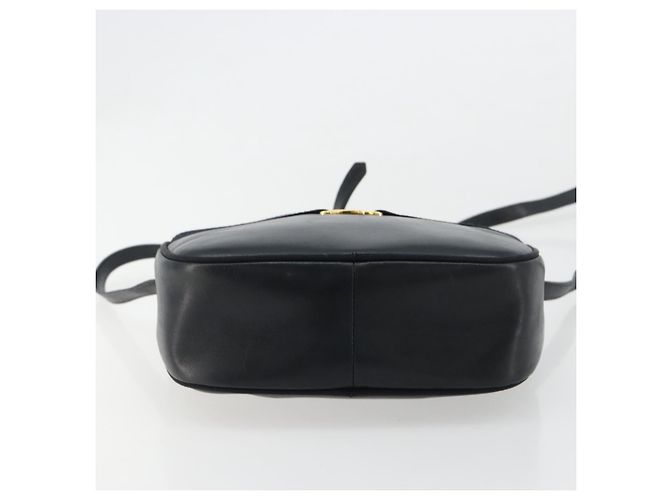 Borsa a tracolla Salvatore Ferragamo Vala in pelle blu navy e oro Auth BA12880 D'oro - vista 5