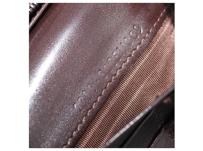 FENDI Zucca Canvas Long Wallet Schwarz Braun Auth 181538 - Ansicht 12