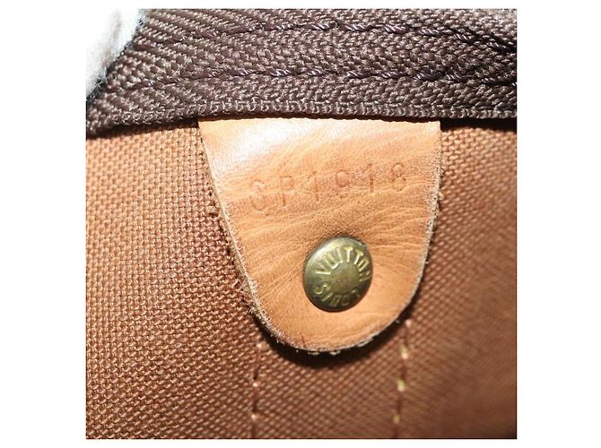 LOUIS VUITTON Monogram Keepall Bandouliere 50 Borsa Boston M41416 LV Auth 180498 Monogramma - vista 12