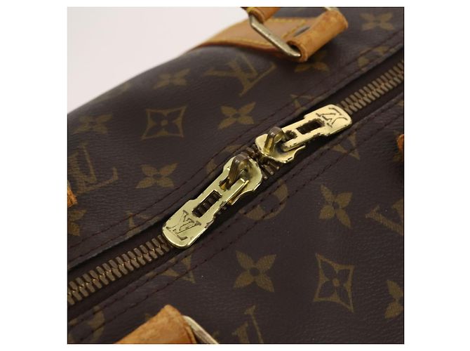 LOUIS VUITTON Monogram Keepall Bandouliere 50 Borsa Boston M41416 LV Auth 180498 Monogramma - vista 18