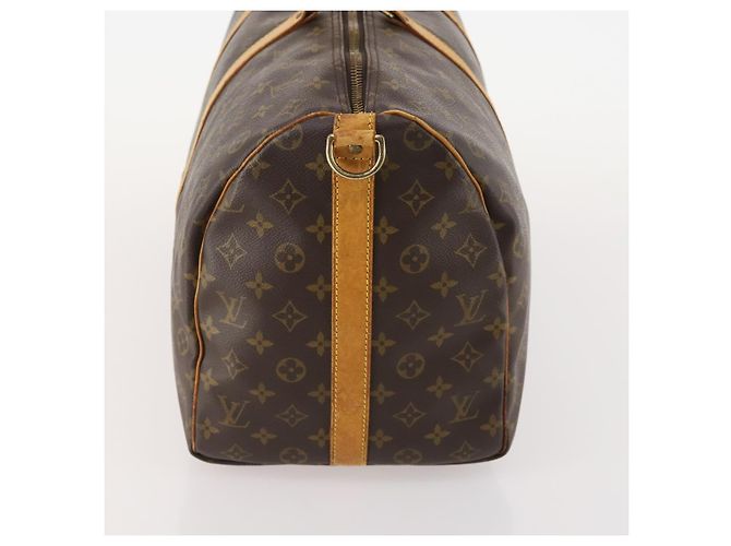 LOUIS VUITTON Monogram Keepall Bandouliere 50 Borsa Boston M41416 LV Auth 180498 Monogramma - vista 3