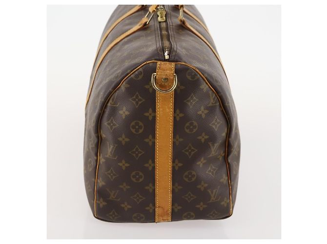 LOUIS VUITTON Monogram Keepall Bandouliere 50 Borsa Boston M41416 LV Auth 180498 Monogramma - vista 4