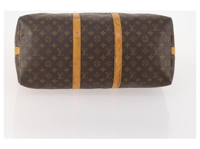 LOUIS VUITTON Monogram Keepall Bandouliere 50 Borsa Boston M41416 LV Auth 180498 Monogramma - vista 5