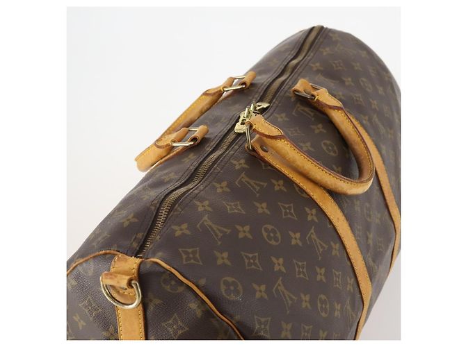 LOUIS VUITTON Monogram Keepall Bandouliere 50 Borsa Boston M41416 LV Auth 180498 Monogramma - vista 6
