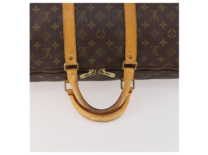 LOUIS VUITTON Monogram Keepall Bandouliere 50 Borsa Boston M41416 LV Auth 180498 Monogramma - vista 7