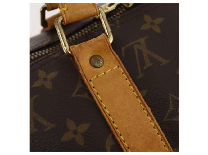 LOUIS VUITTON Monogram Keepall Bandouliere 50 Borsa Boston M41416 LV Auth 180498 Monogramma - vista 9