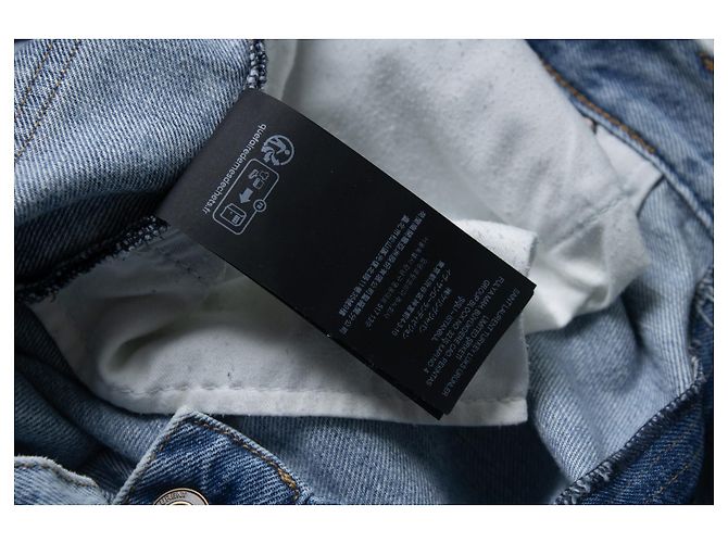 Saint Laurent, jeans Nico de tiro medio y corte recto Azul - vista 5