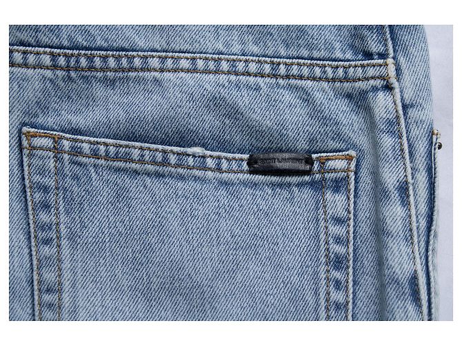 Saint Laurent, jeans Nico de tiro medio y corte recto Azul - vista 6