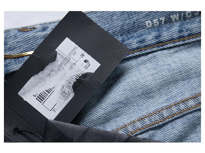 Saint Laurent, jeans Nico de tiro medio y corte recto Azul - vista 8