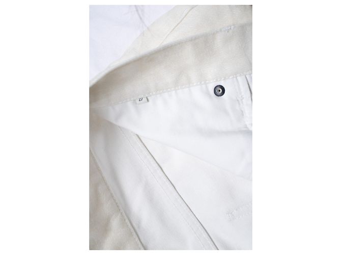 Autre Marque Loulou de saison, vaqueros de terciopelo Asmar Blanco - vista 9