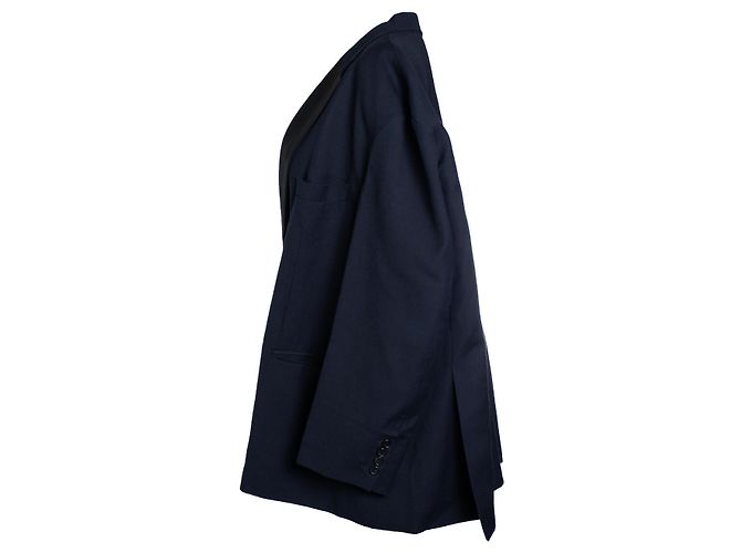 Autre Marque We11done, blauer Oversized-Blazer - Ansicht 2