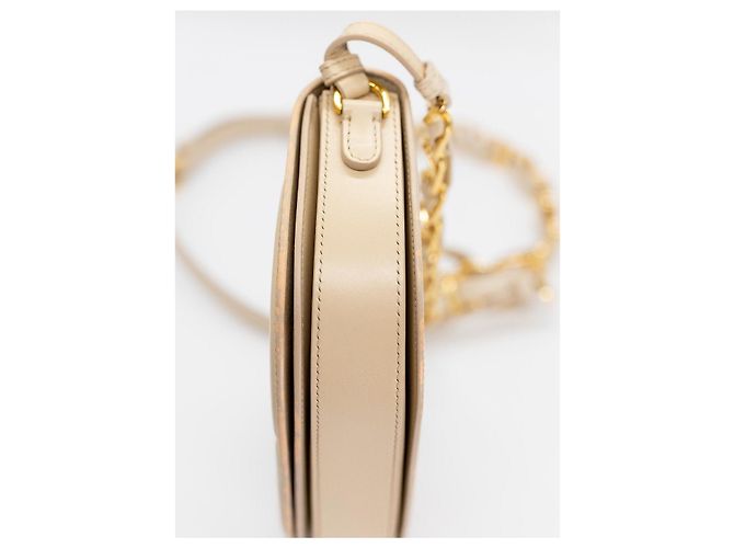 Dior CD Signature Borsa a Tracolla in Pelle - Beige/Nude - vista 11