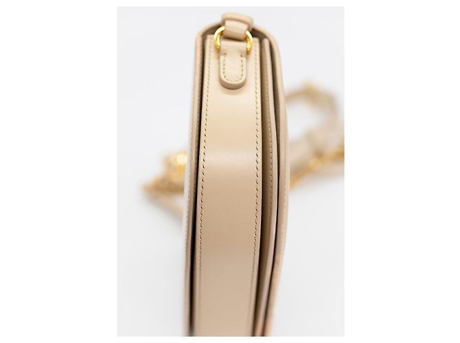 Dior CD Signature Borsa a Tracolla in Pelle - Beige/Nude - vista 12