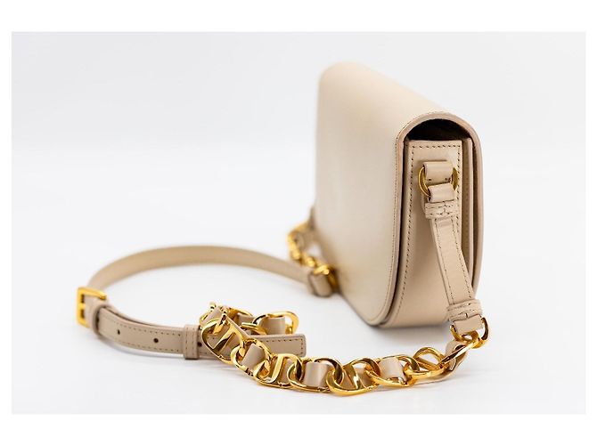 Dior CD Signature Borsa a Tracolla in Pelle - Beige/Nude - vista 4