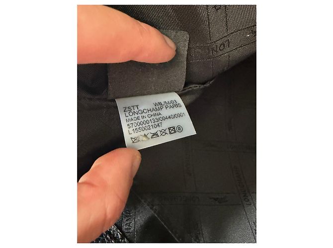 Longchamp Leder-Rucksack Schwarz - Ansicht 10
