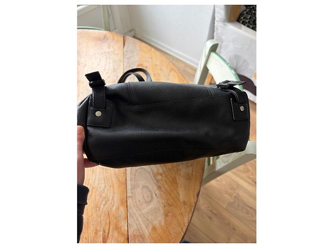 Longchamp Leder-Rucksack Schwarz - Ansicht 4