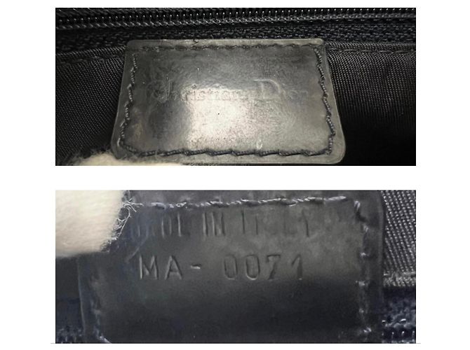Christian Dior Miss Diorella Speedway Borsa Saddle Grande in Denim Marrone Bianco Blu Multicolore Silver hardware - vista 14