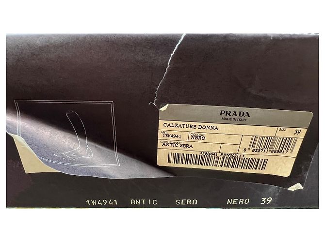 Prada Botas altas de ante marrón Castaño - vista 5