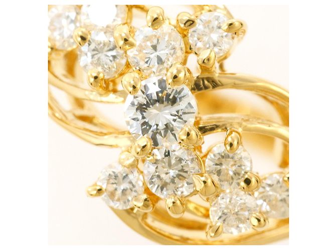 Autre Marque 18K Gelbgold-Ring mit Diamant Golden - Ansicht 2