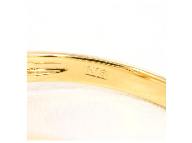 Autre Marque 18K Gelbgold-Ring mit Diamant Golden - Ansicht 5