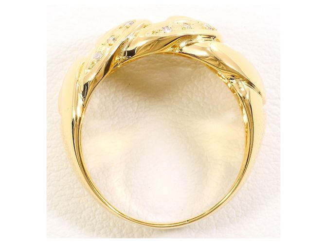 Autre Marque 18K Gelbgold Diamantring Golden - Ansicht 3
