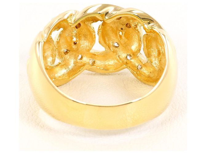 Autre Marque 18K Gelbgold Diamantring Golden - Ansicht 4
