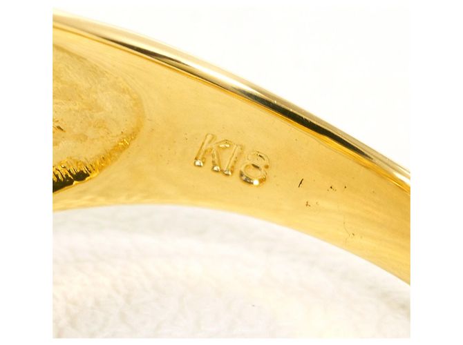 Autre Marque 18K Gelbgold-Ring mit 1.00ct Diamant Golden - Ansicht 6