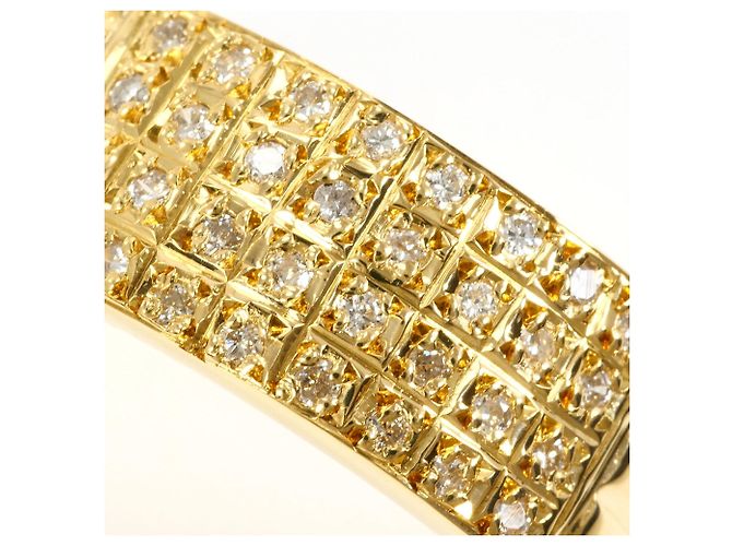 Autre Marque 18K Gelbgold-Ring mit Diamant Golden - Ansicht 2