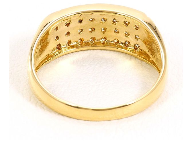 Autre Marque 18K Gelbgold-Ring mit Diamant Golden - Ansicht 4