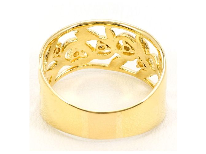 Autre Marque 18K Gelbgold-Ring mit Diamant Golden - Ansicht 4