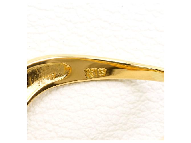 Autre Marque 18K Gelbgold-Ring mit Diamant Golden - Ansicht 5