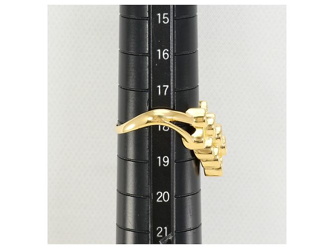 Autre Marque 18K Gelbgold-Ring mit Diamant Golden - Ansicht 8