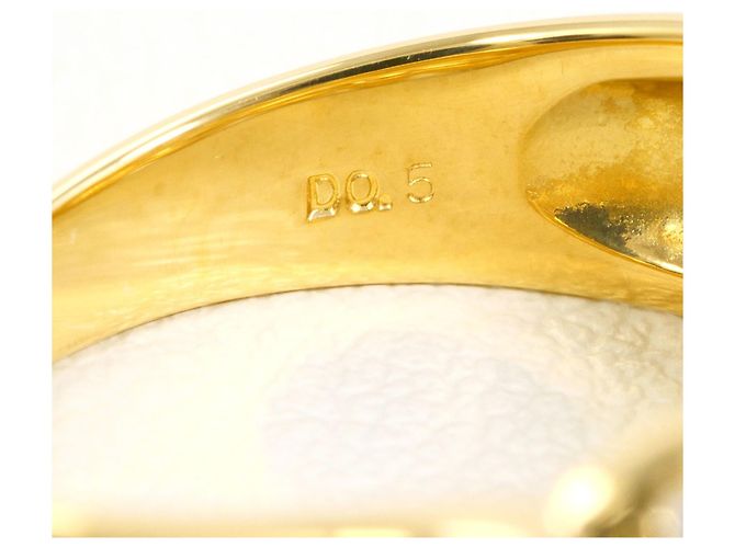 Autre Marque 18K Gelbgold-Ring mit Diamant Golden - Ansicht 6