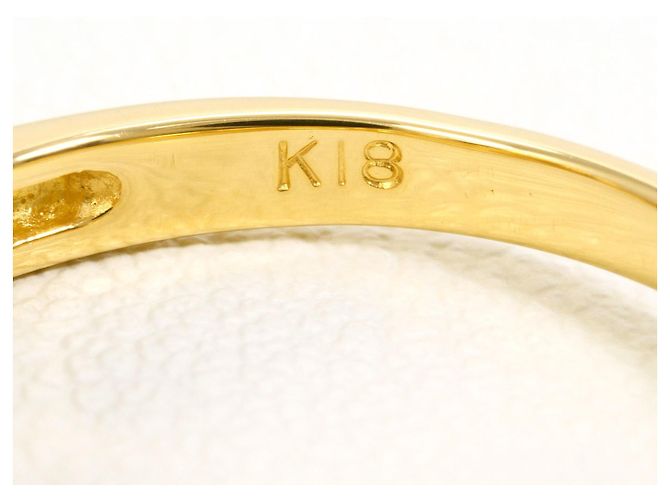 Autre Marque 18K Gelbgold-Ring mit Diamant Golden - Ansicht 5